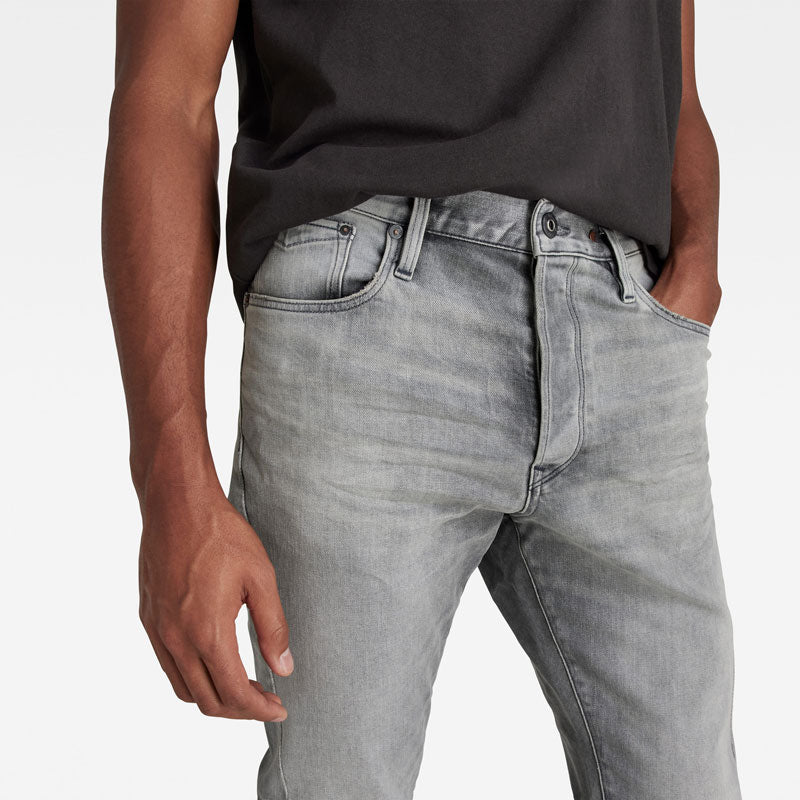 Scutar 3D Slim Fit Denim Jeans - Grey