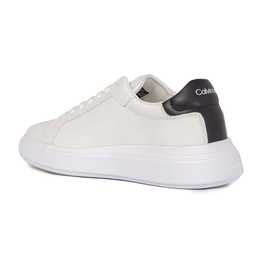 Lace-Up Leather Sneakers - White