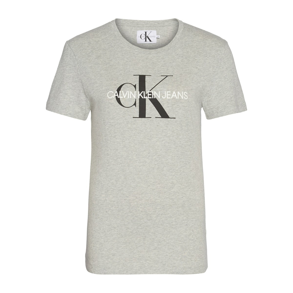 CK Women Monogram Logo Tee Grey