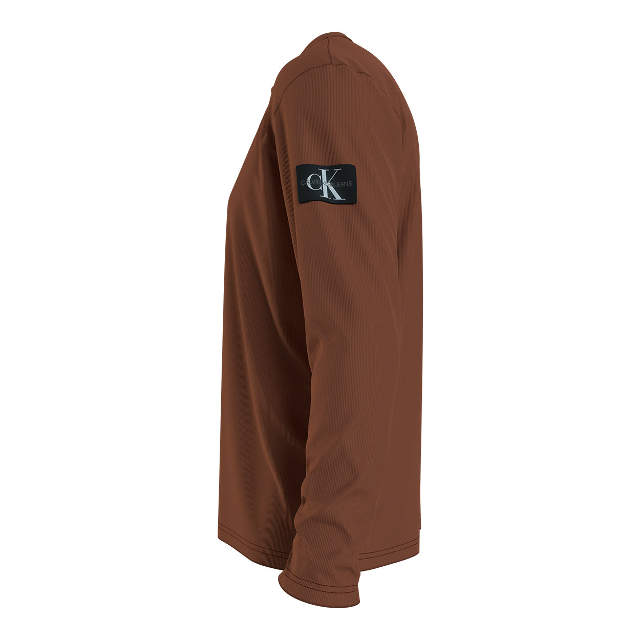 CK Men Waffle Badge Tee Brown