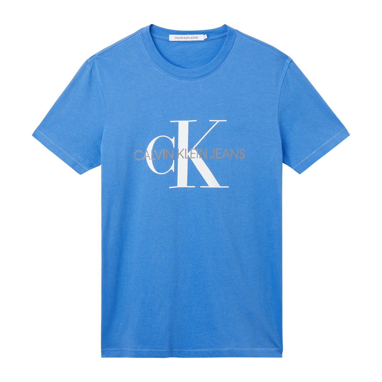 CK Men Slim Monogram Tee Blue