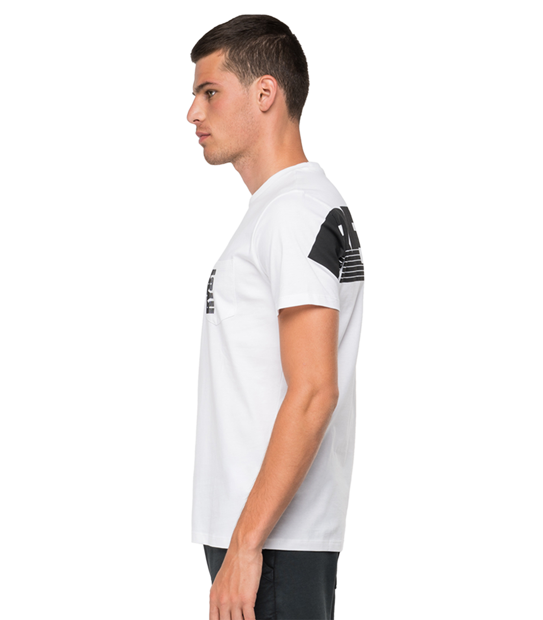 Back Graphic Tee White