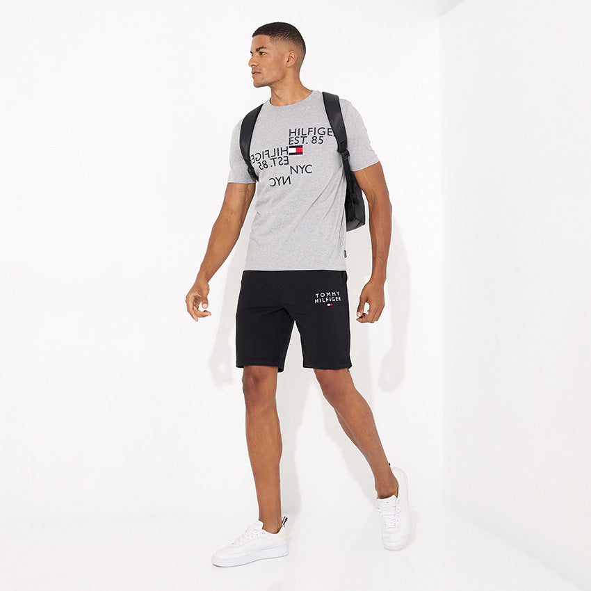 Mirrored Graphic T-Shirt - Light Grey