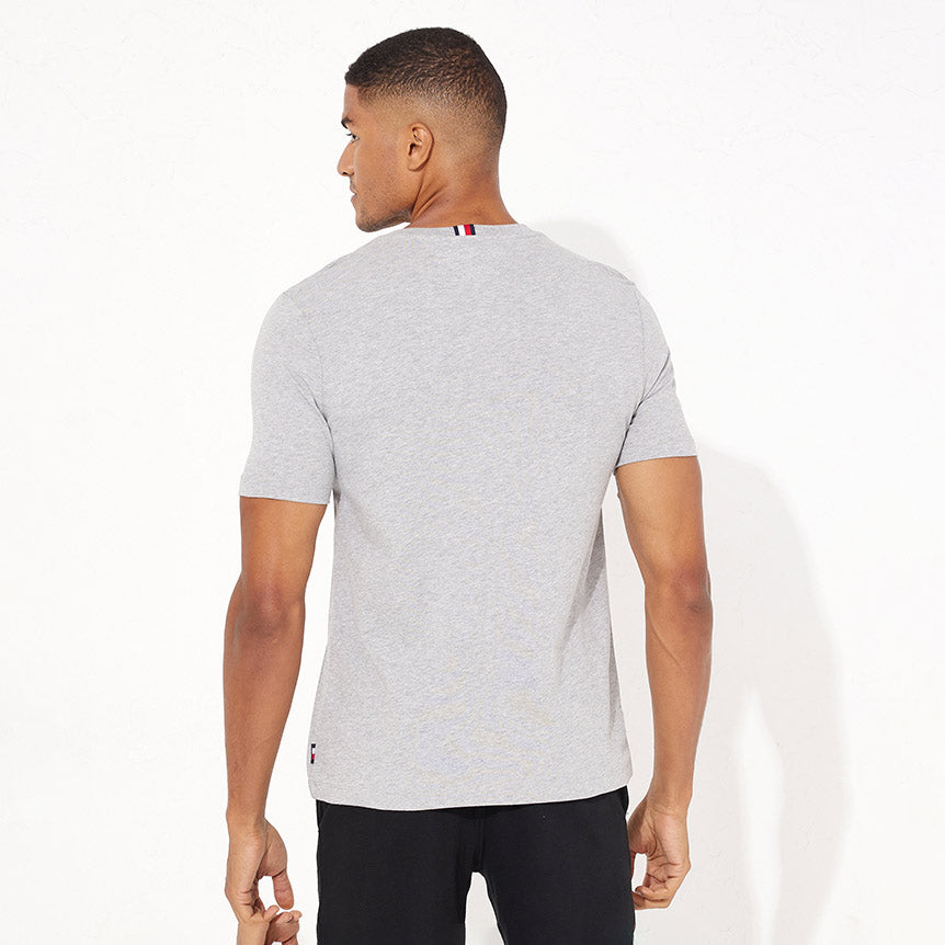 Mirrored Graphic T-Shirt - Light Grey