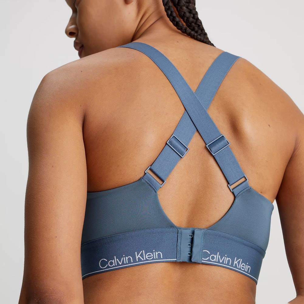 Performance Sports Bra High Support - Blue Grey