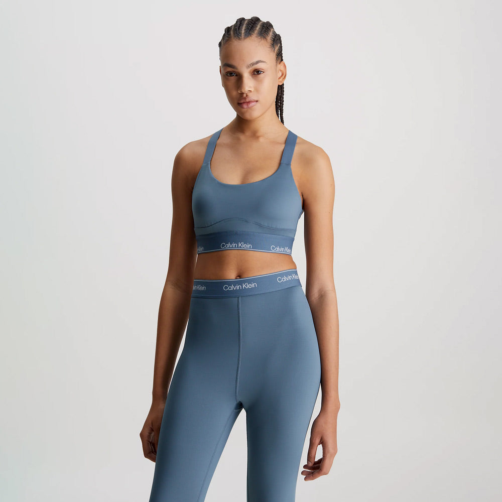 Performance Sports Bra High Support - Blue Grey