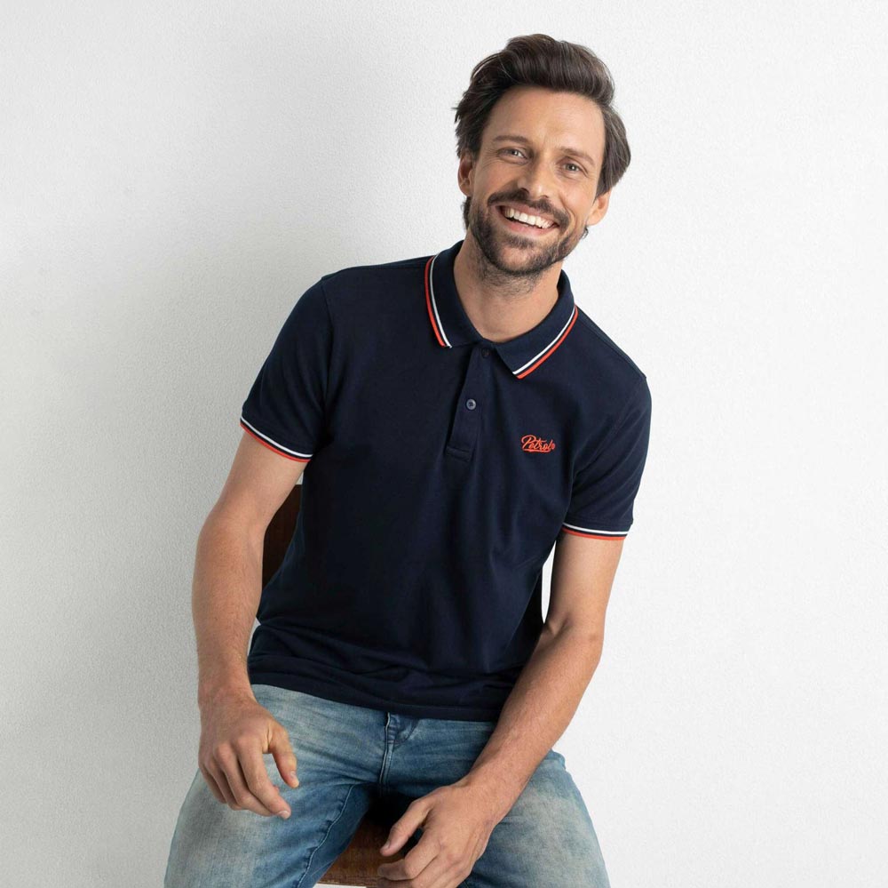 Classic Polo Golfer T-Shirt - Navy