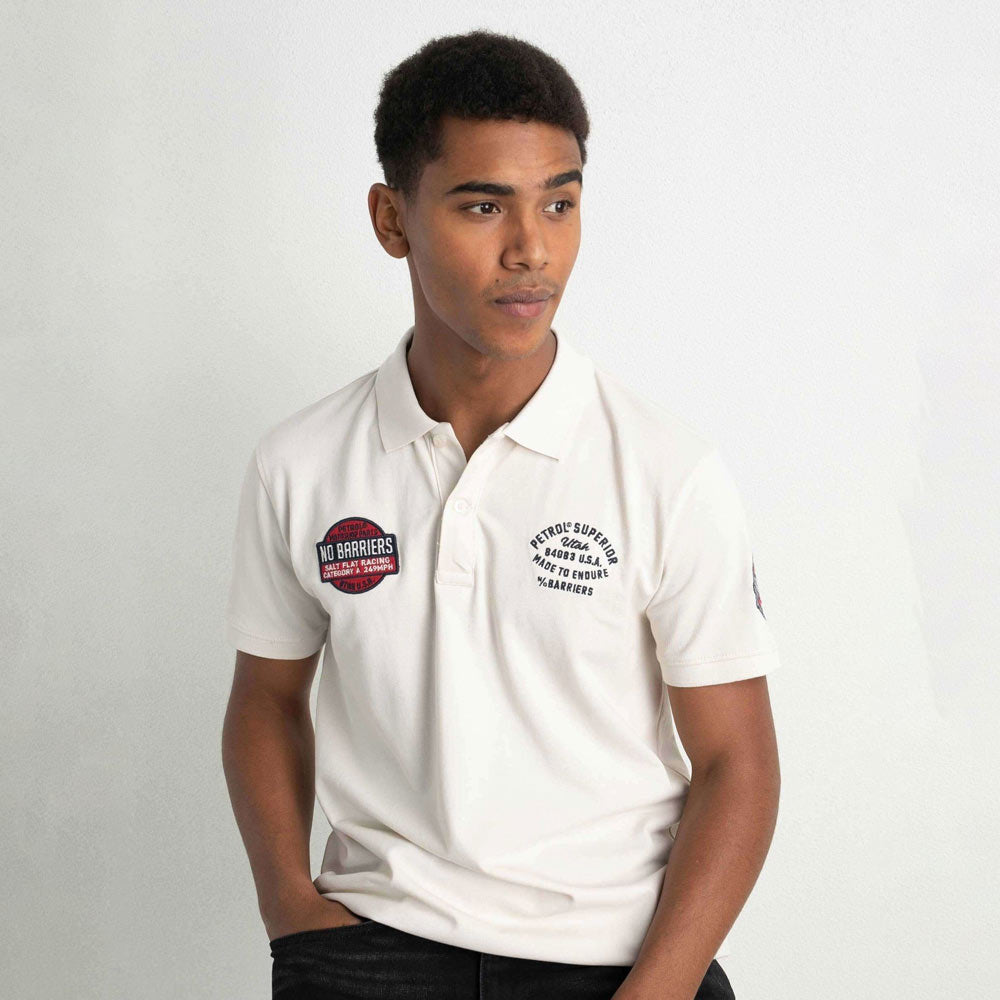 Mens Golfer Polo - White