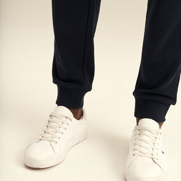 Cuffed Fleece Jogger Navy
