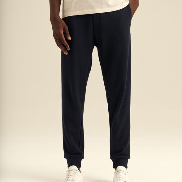 Cuffed Fleece Jogger Navy