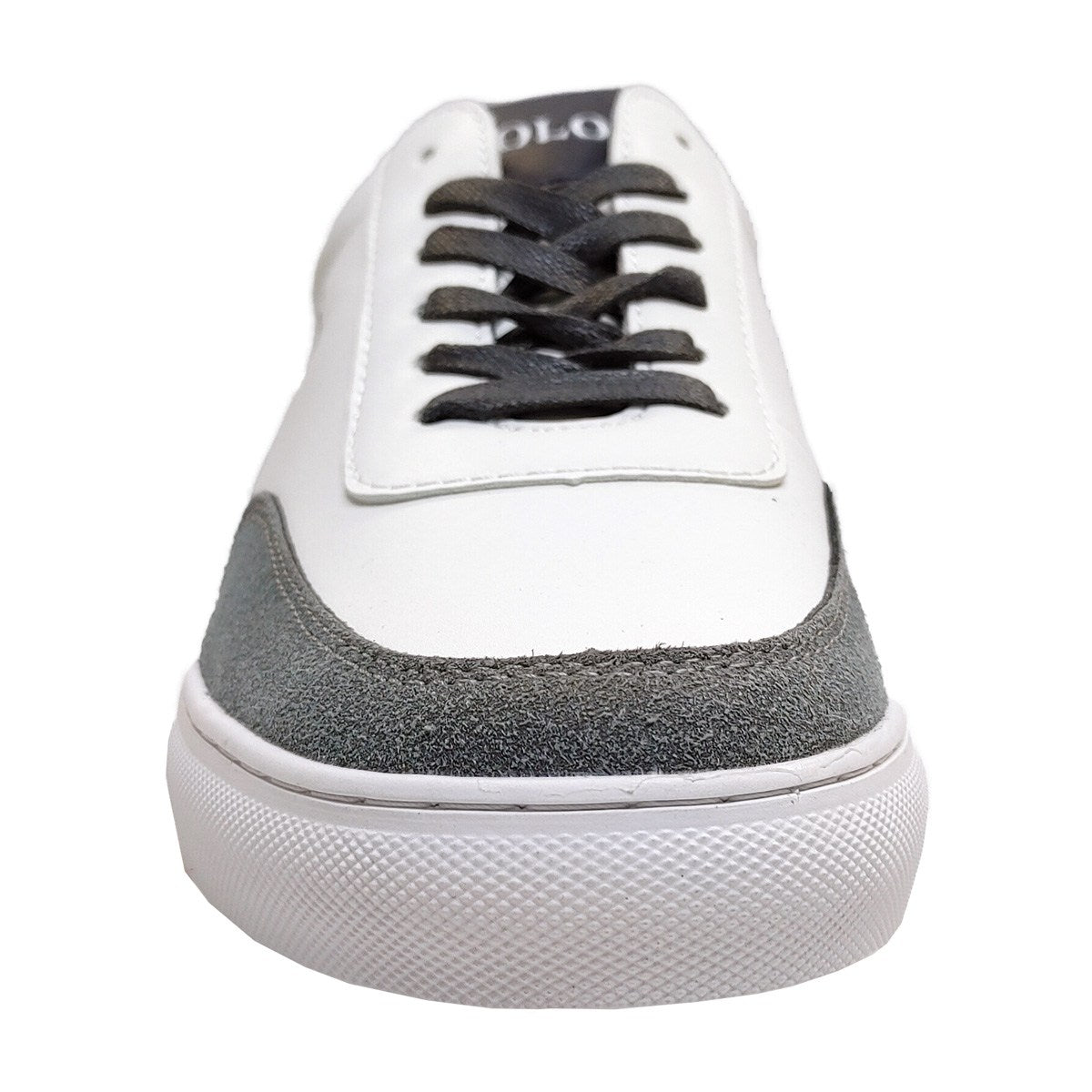 Suede Contrast Sneakers - White