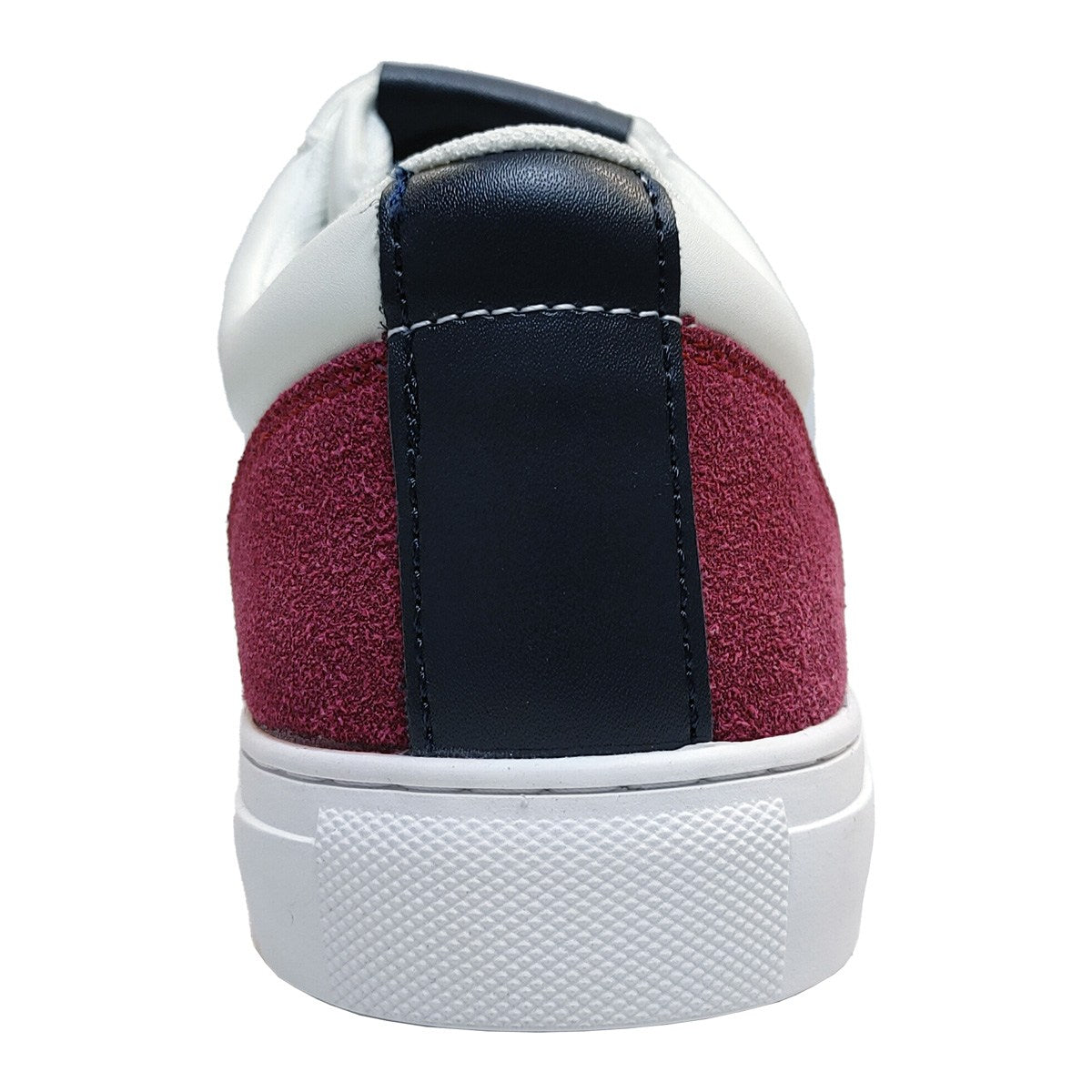 Suede Contrast Sneakers - White