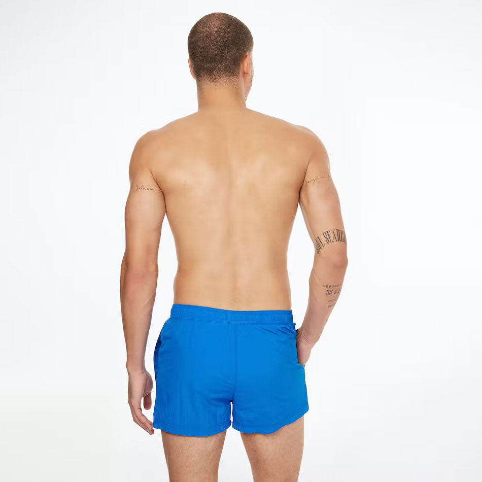 Short Drawstring Shorts - Bright Blue