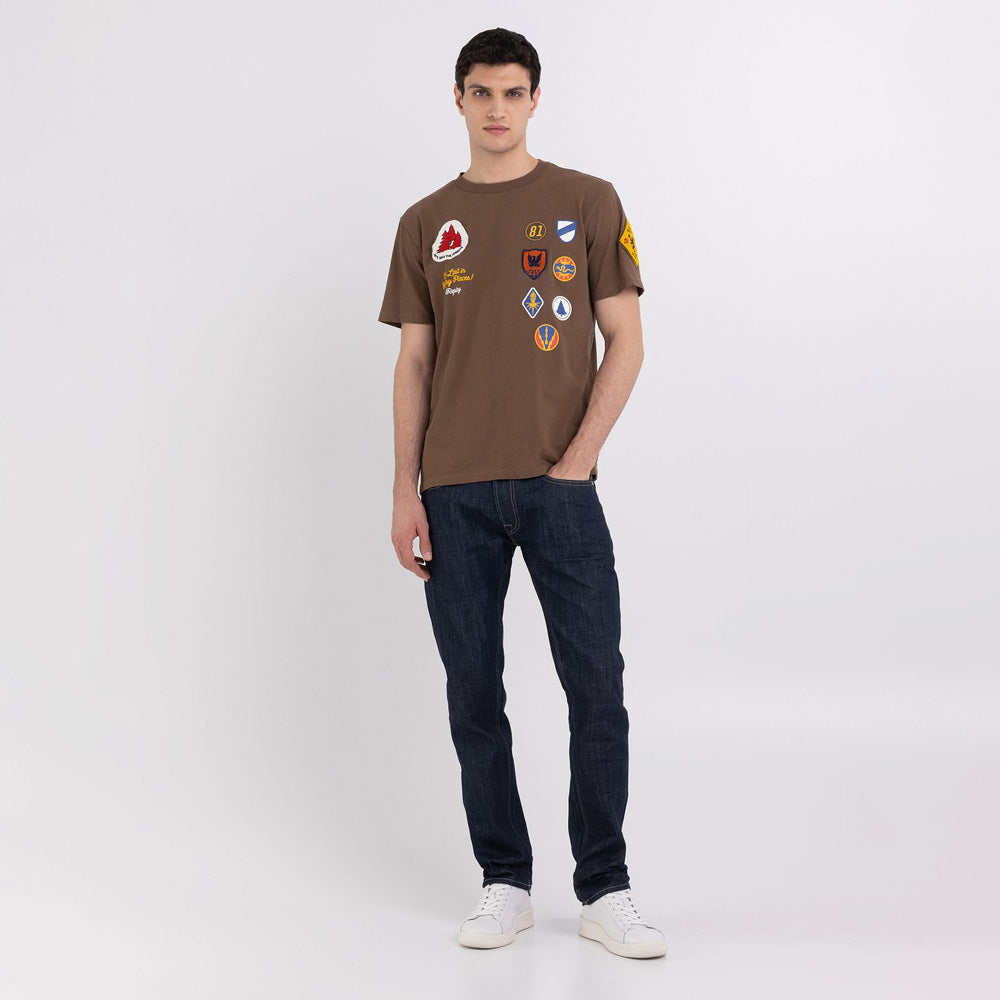 Badge T-Shirt - Brown