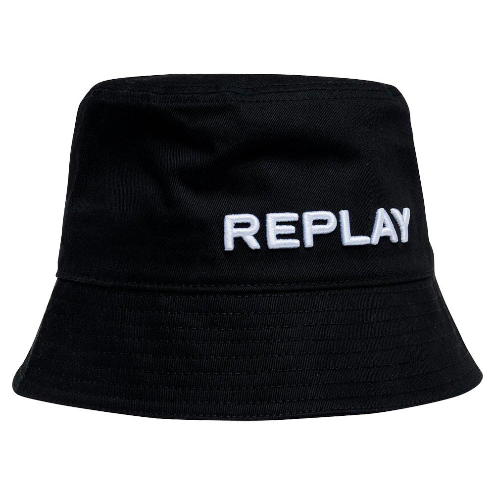 Embroidery Bucket Hat - Black