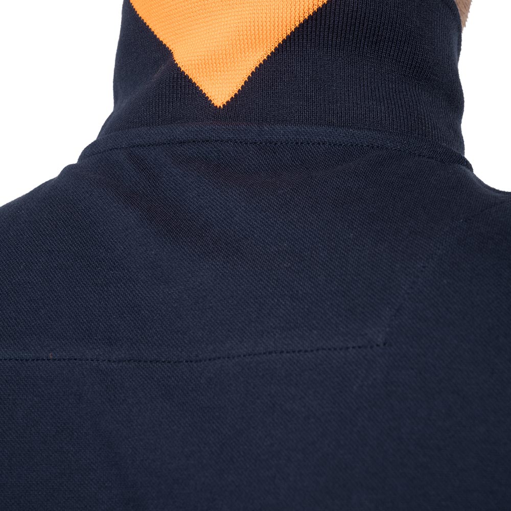 Classic Cotton Polo T-Shirt - Navy