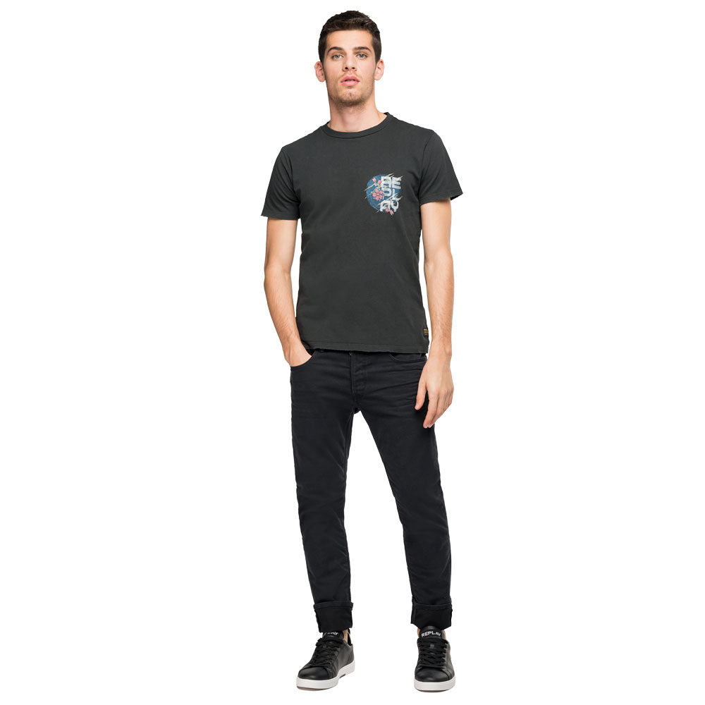 Hawaii Cotton T-Shirt - Black