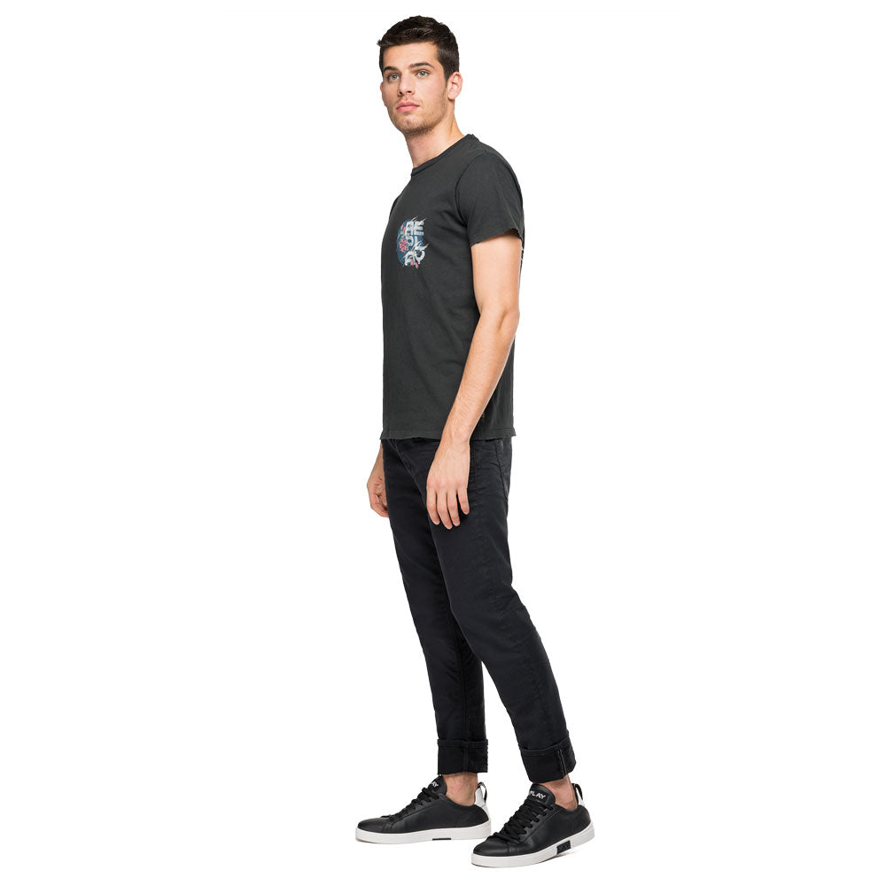 Hawaii Cotton T-Shirt - Black