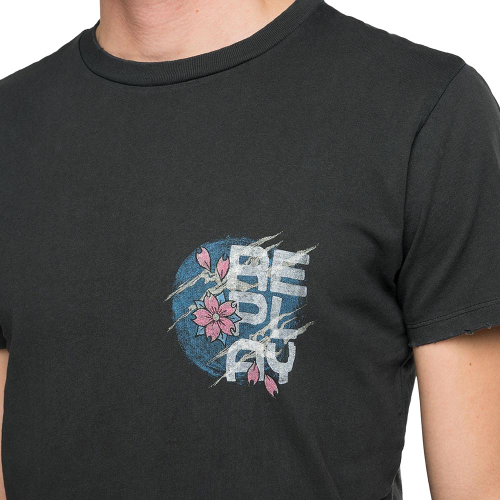 Hawaii Cotton T-Shirt - Black