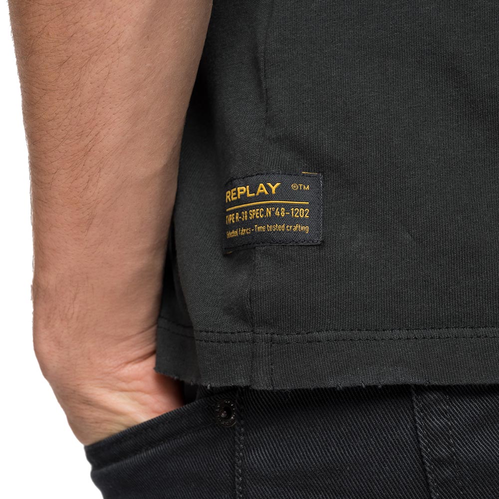 Hawaii Cotton T-Shirt - Black