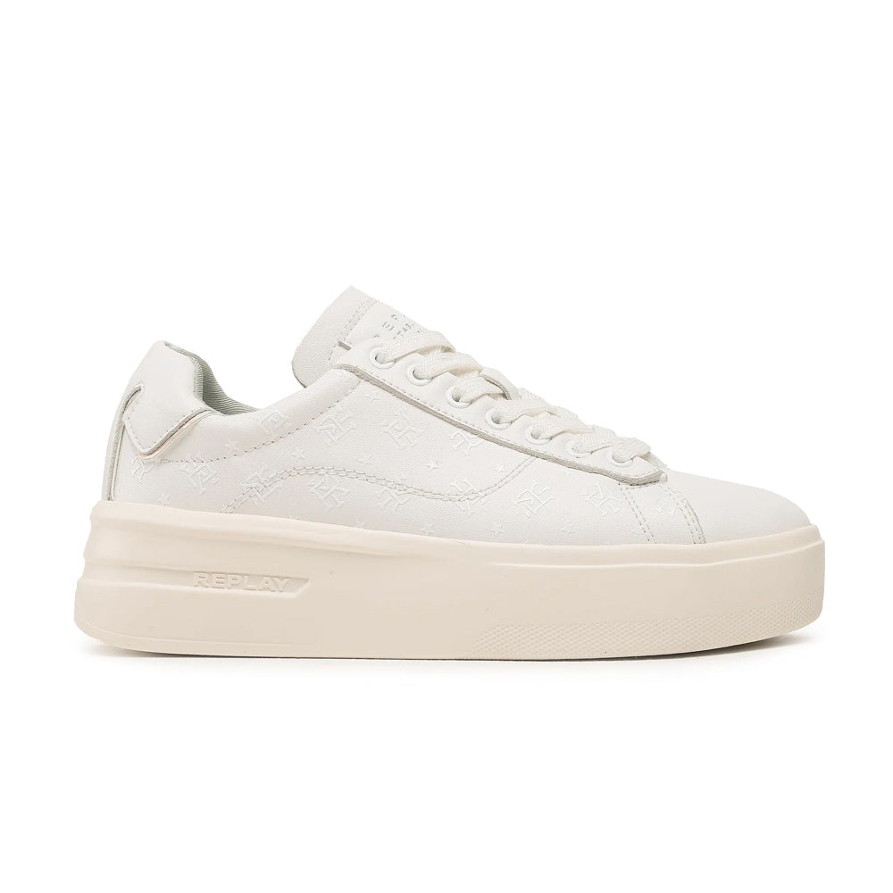 University Allover Sneakers - White