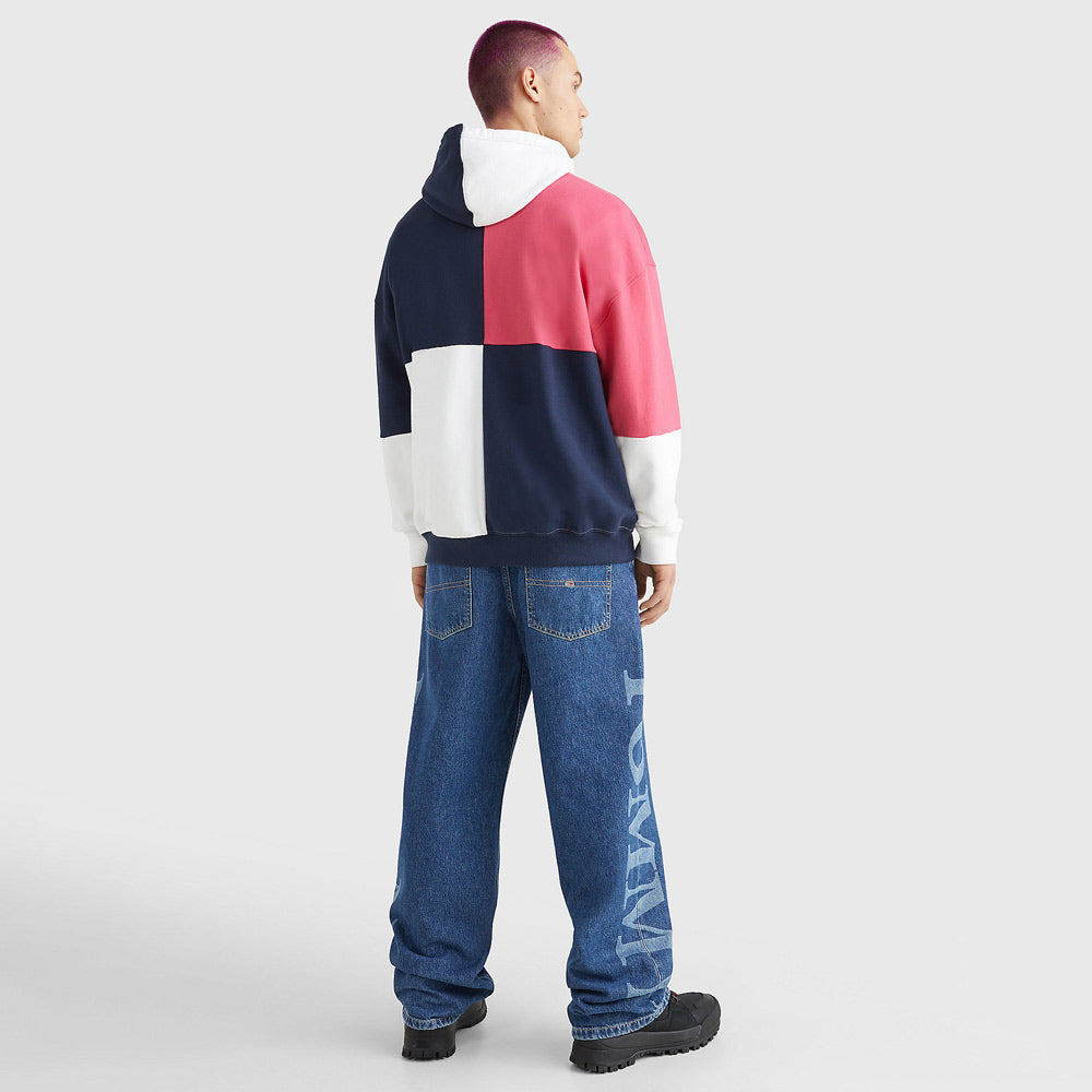 Skater Archive Color Block Hoodie - Navy
