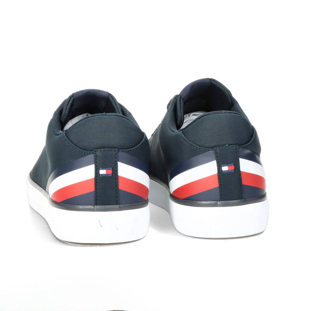 Core Low Stripes Sneaker- Navy