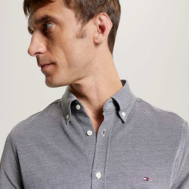 1985 Knitted Shirt - Navy