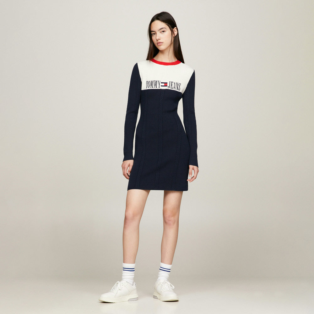 Archive Sweat Dress - Navy Multi