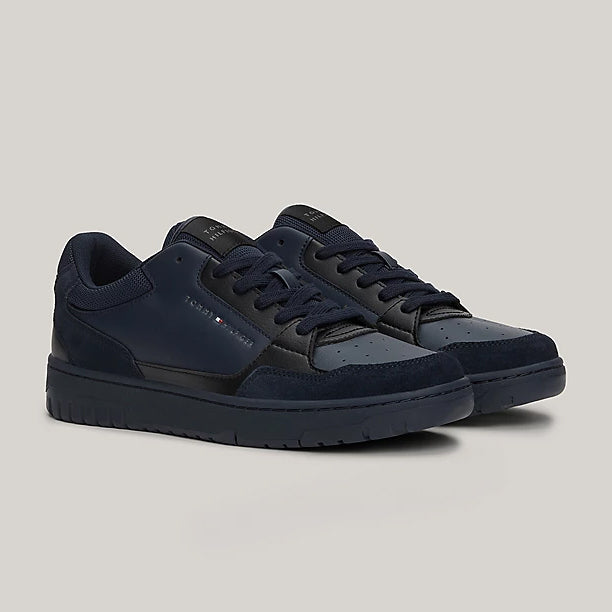 Basket Core Leather Mix - Navy