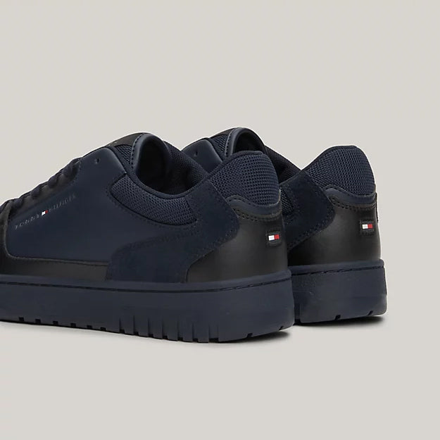 Basket Core Leather Mix - Navy