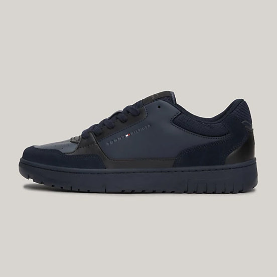 Basket Core Leather Mix - Navy