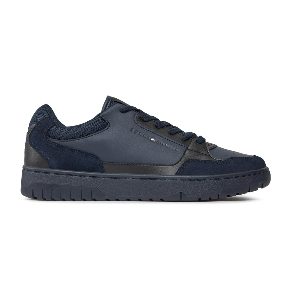 Basket Core Leather Mix - Navy