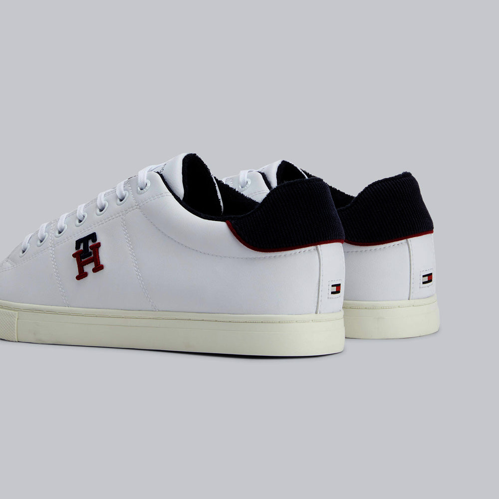 Core Vulc Varsity Monogram Sneakers - White