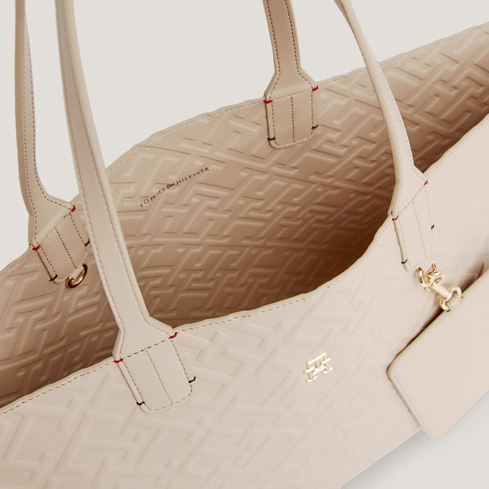 Iconic Tommy Tote Bag - Cream