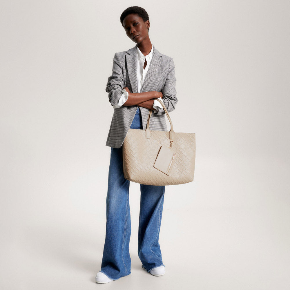 Iconic Tommy Tote Bag - Cream