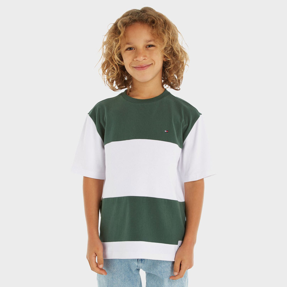 Kids Colorblock T-Shirt - Green Multi