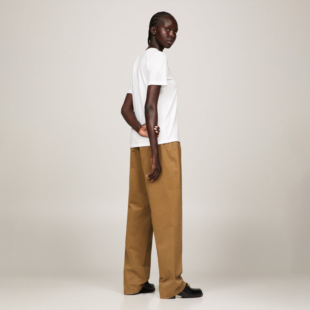 Modern Crew Neck T-Shirt - Ecru