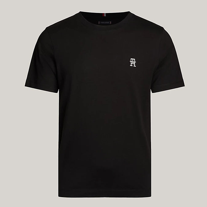 Monogram Embroidery T-Shirt - Black