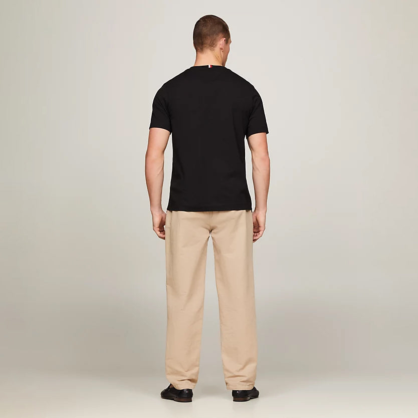 Monogram Embroidery T-Shirt - Black