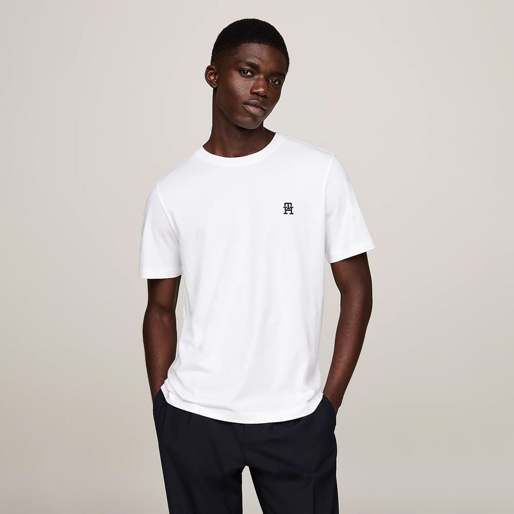Monogram Embroidery T-Shirt - White