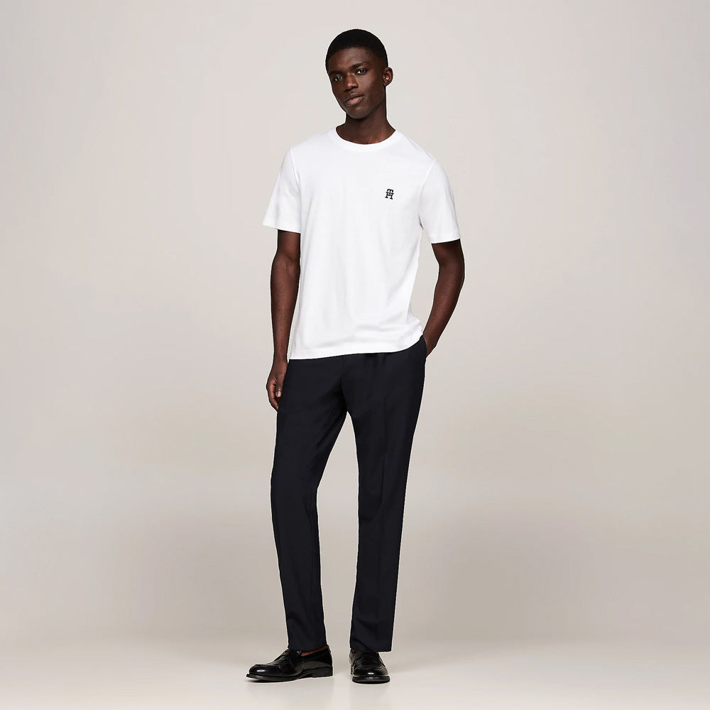 Monogram Embroidery T-Shirt - White