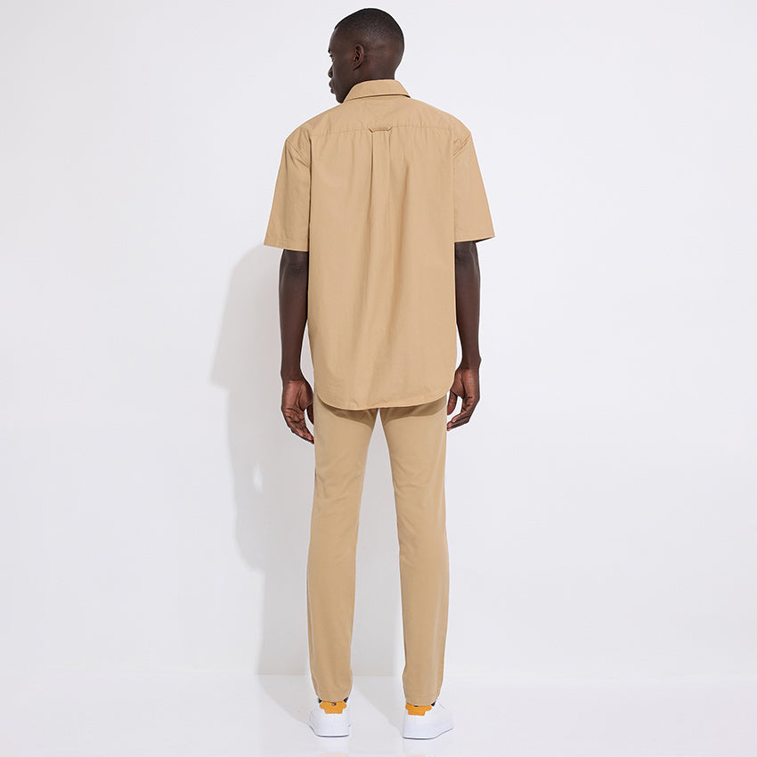 Monogram Solid Shirt - Khaki