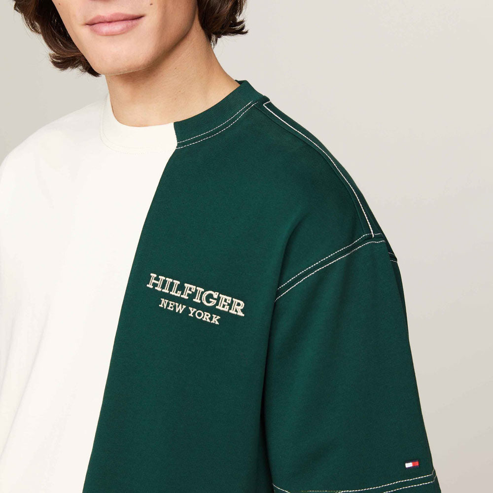 Colourblock T-Shirt - Cream