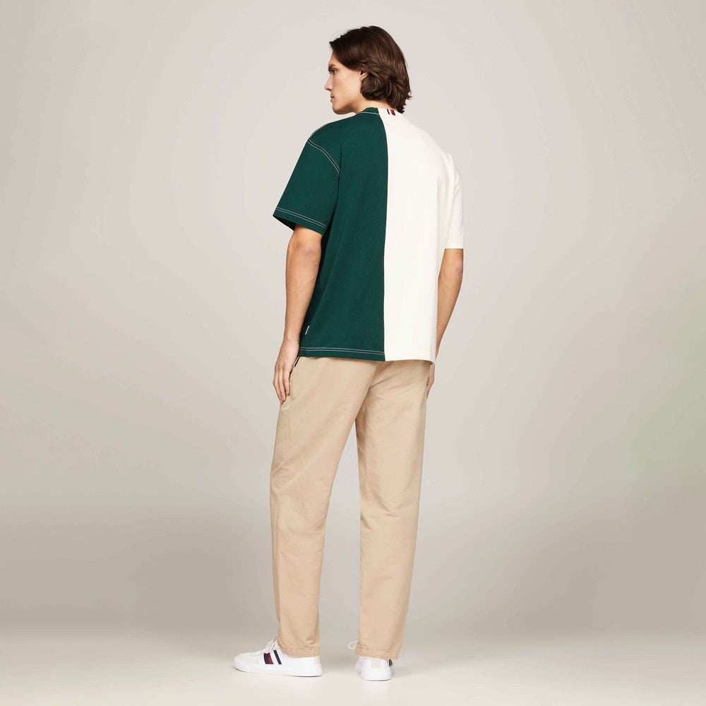 Colourblock T-Shirt - Cream