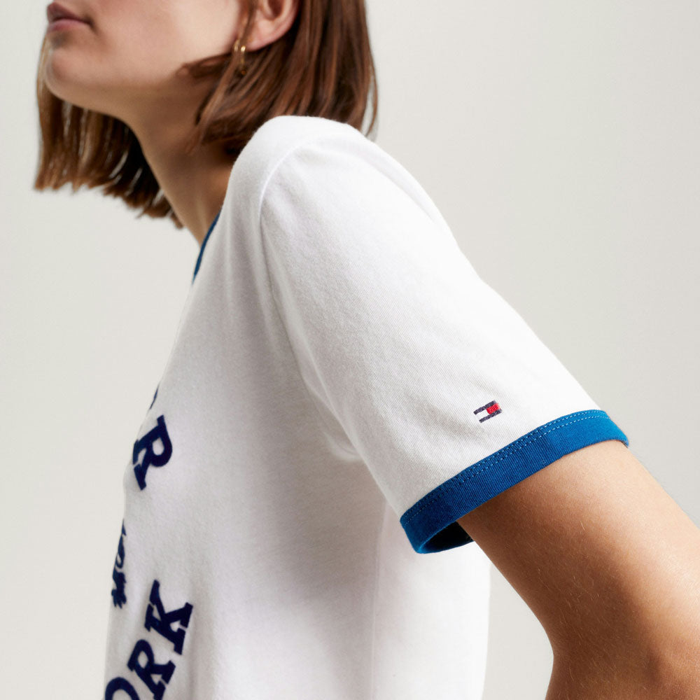 Varsity Flock T-Shirt - White