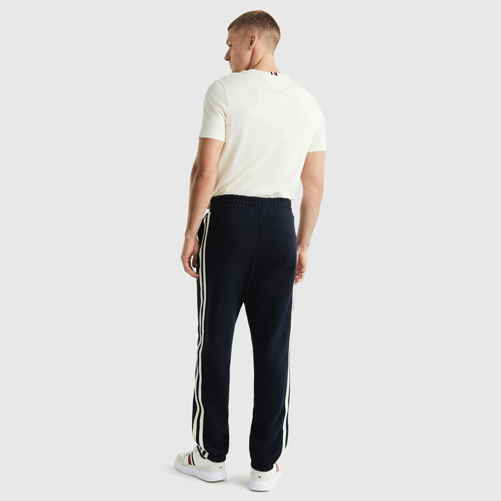 Tape Monotype Sweatpants - Navy