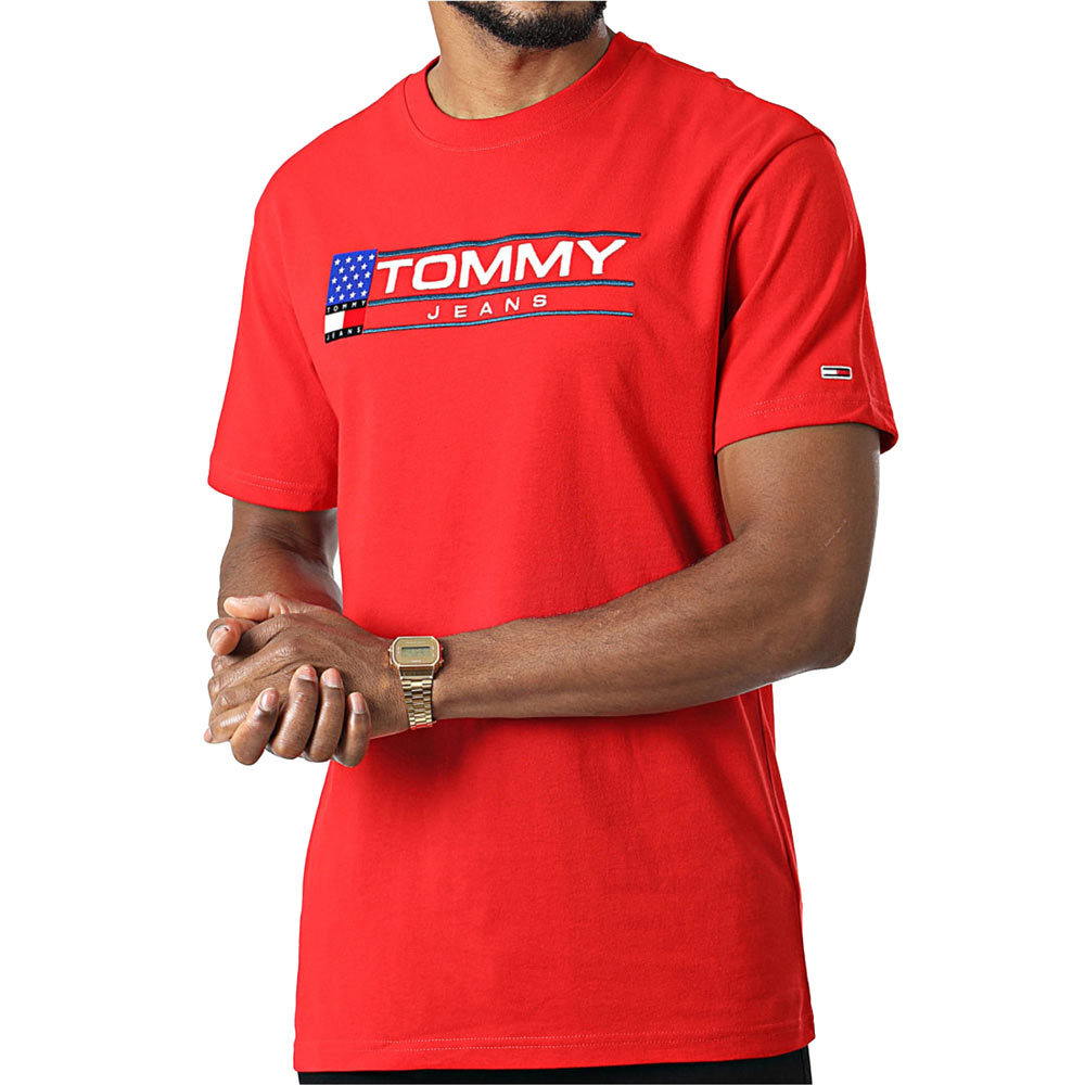 Classic Modern Sport Logo T-Shirt - Crimson