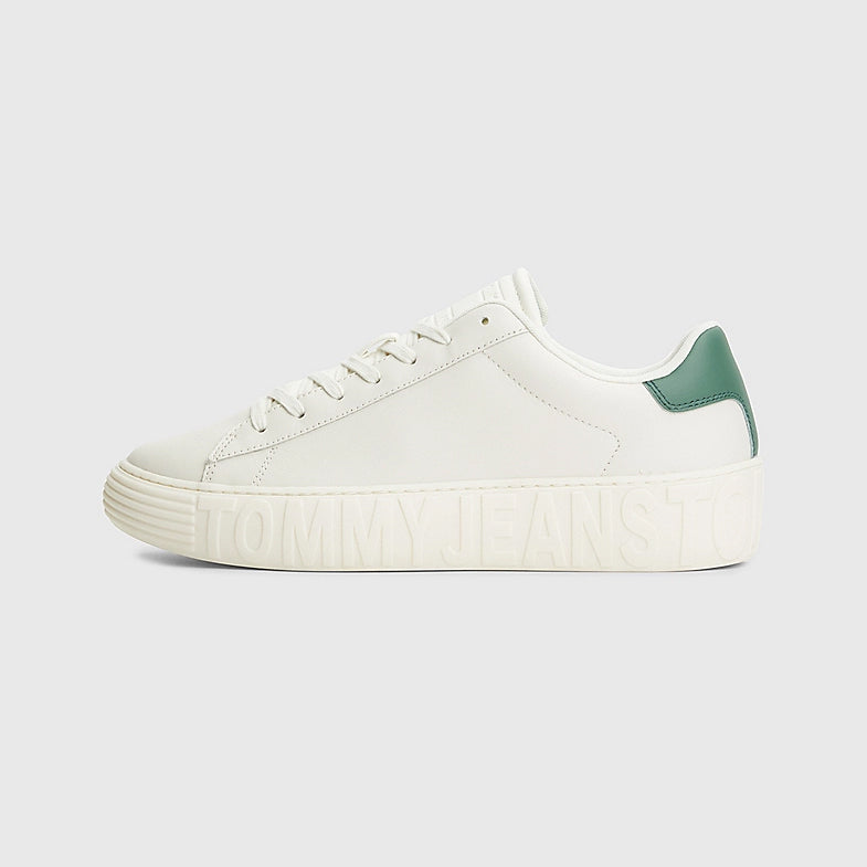Leather Outsole Sneakers - Ivory