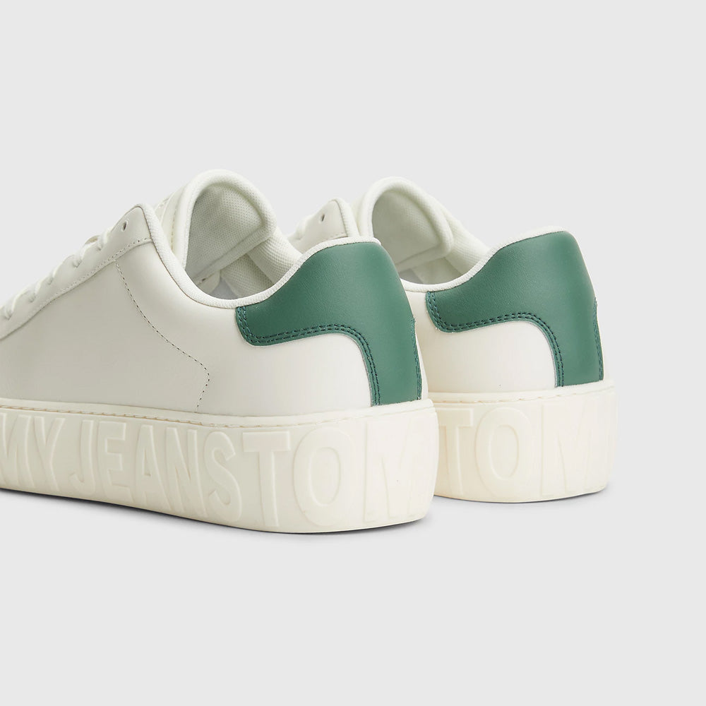 Leather Outsole Sneakers - Ivory